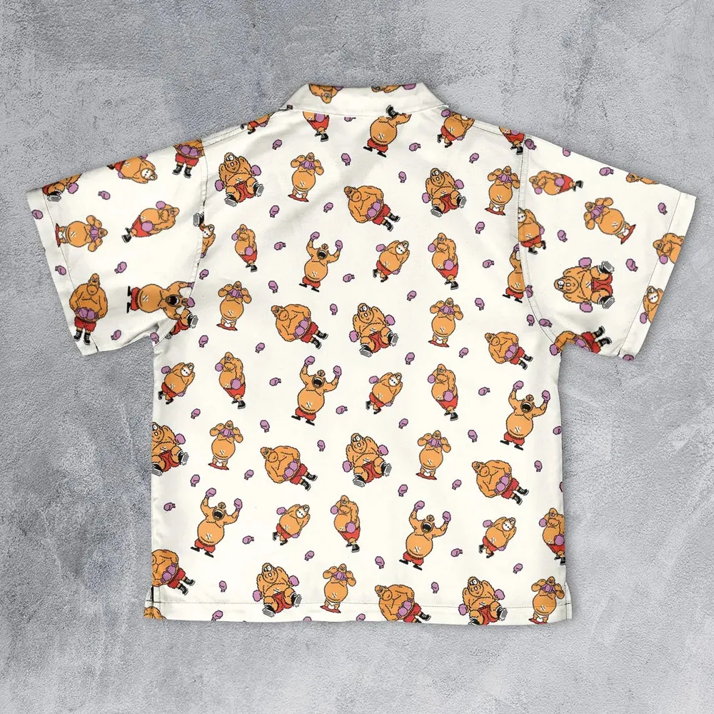 King Hippo Punch Out Youth Hawaiian Shirt - 2