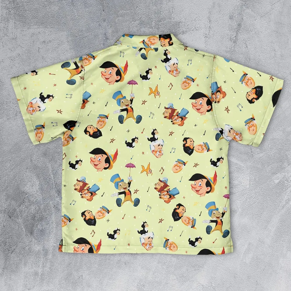 I Can't Stop Lying Pinocchio Youth Hawaiian Shirt - 2