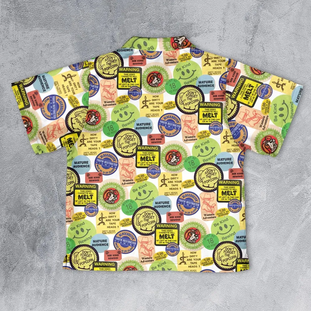 1976 Future Is Here VHS Youth Hawaiian Shirt - 2