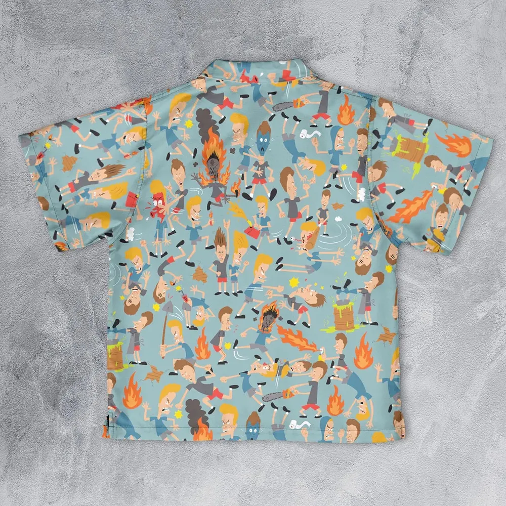 Beavis And Butt-Head Great Cornholio Youth Hawaiian Shirt - 2