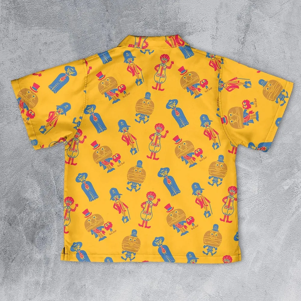 Mcdonaldland Lineup Youth Hawaiian Shirt - 2