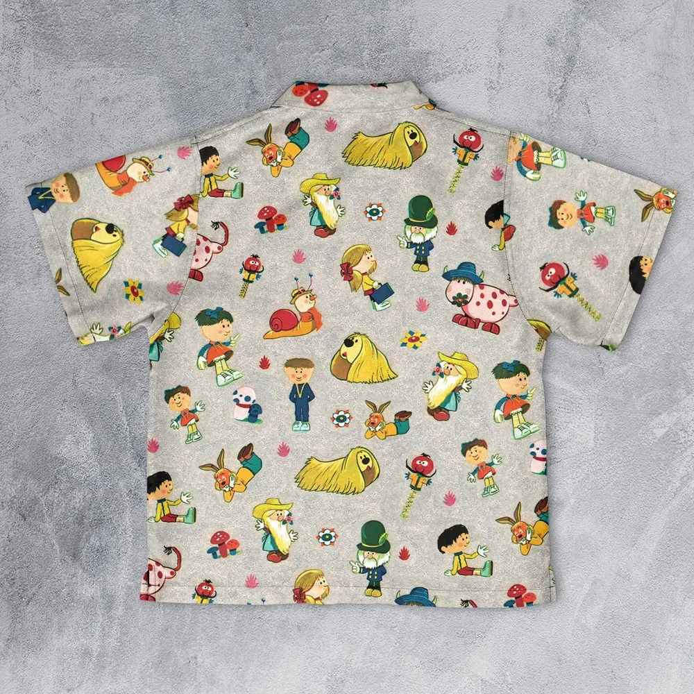 The Magic Roundabout Characters Youth Hawaiian Shirt - 2