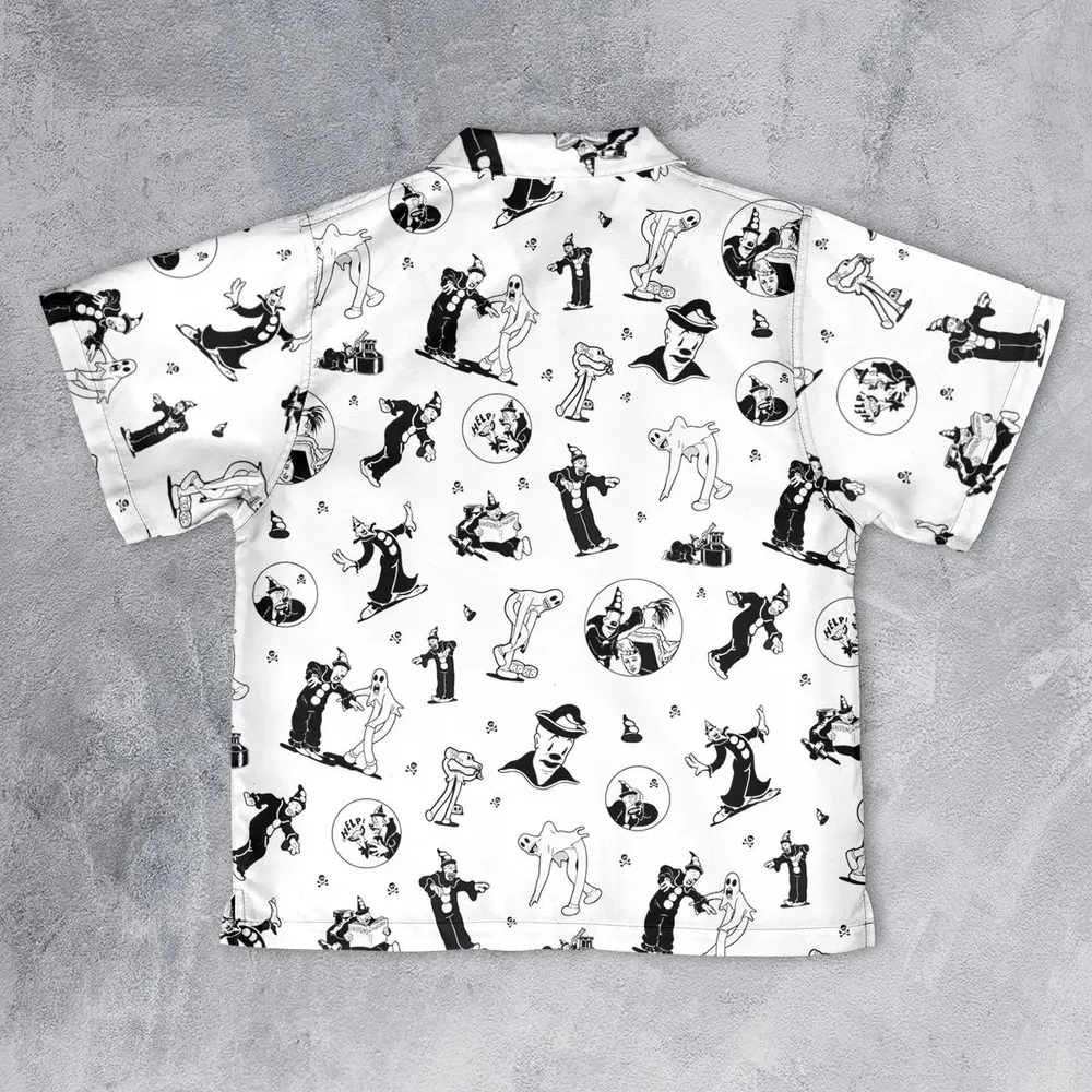 Koko the Clown and the Ghost Youth Hawaiian Shirt - 2