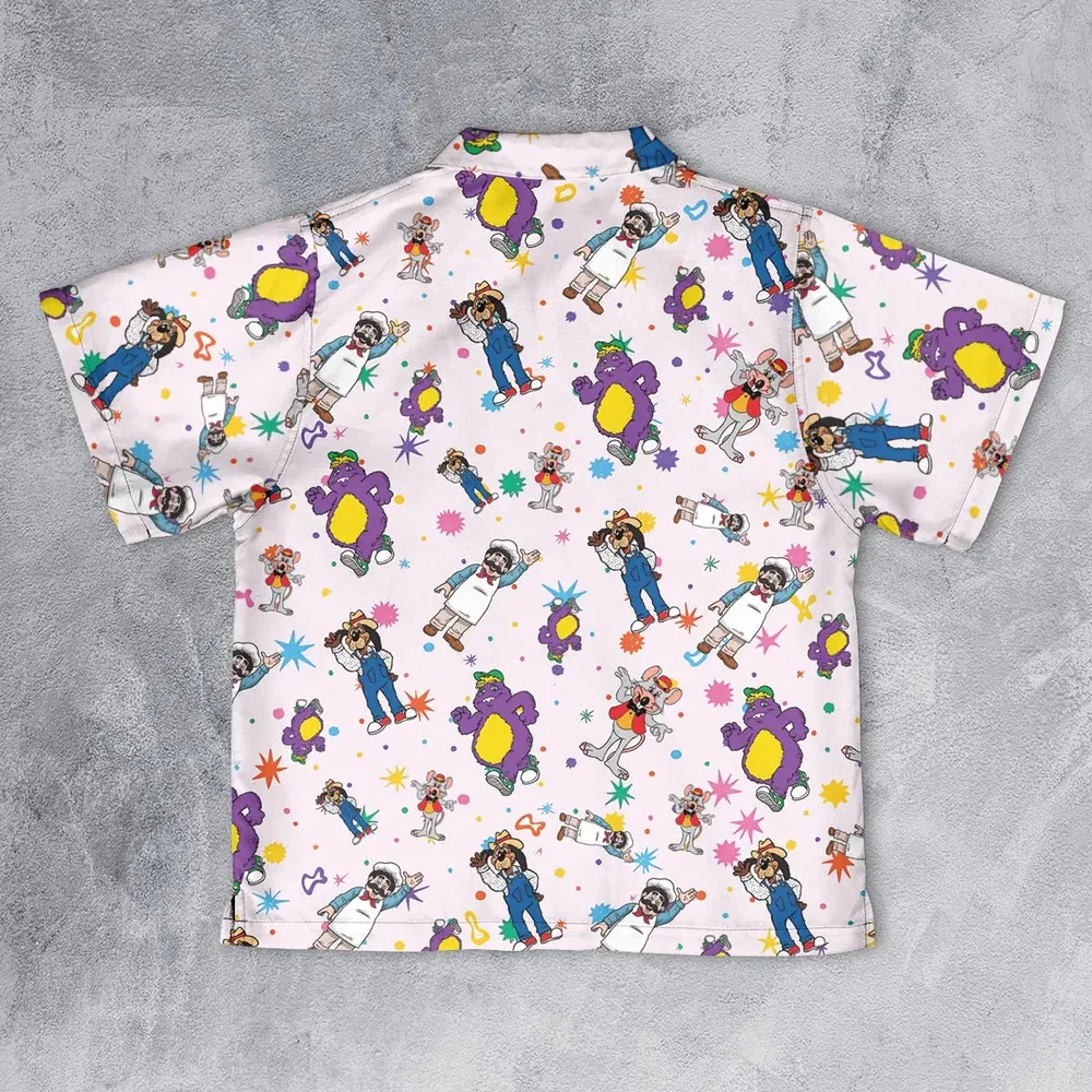 Cheezer Weezer Chuck E Cheese Youth Hawaiian Shirt - 2