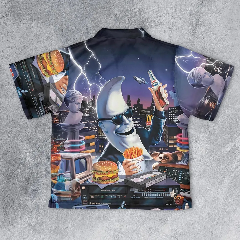 Retro Moon Mac Tonight Youth Hawaiian Shirt - 2