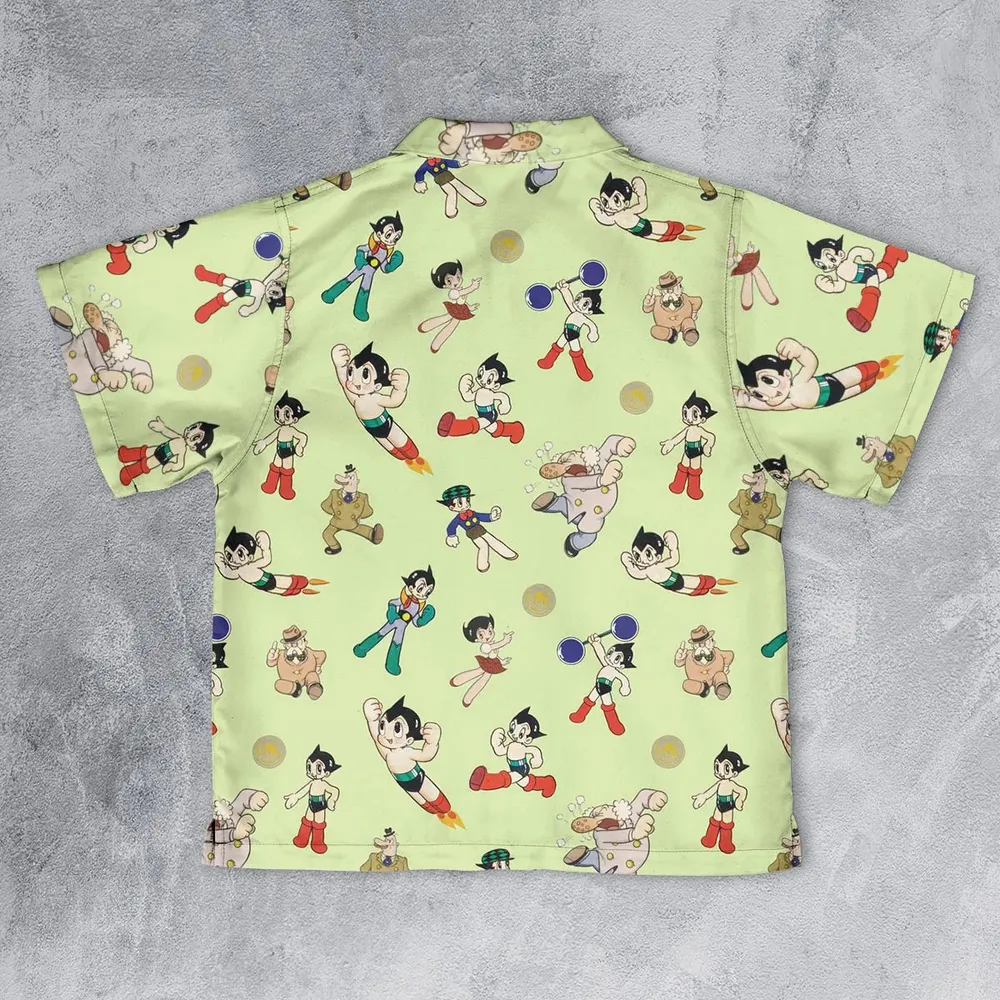 Astro Boy Characters Youth Hawaiian Shirt - 2