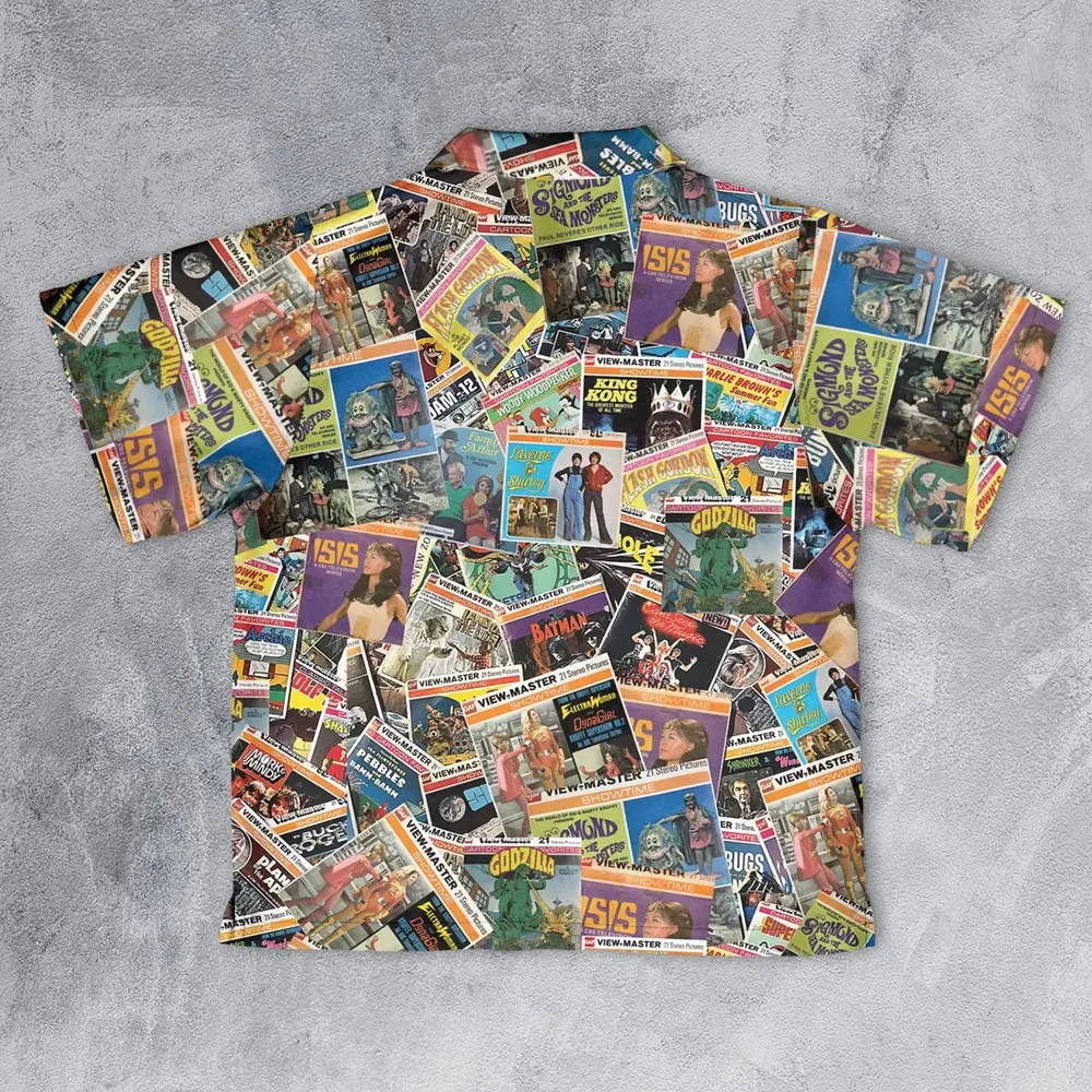 View-Master Collage Youth Hawaiian Shirt - 2