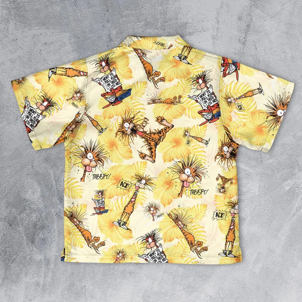 Bill The Cat Bloom County Youth Hawaiian Shirt - 2