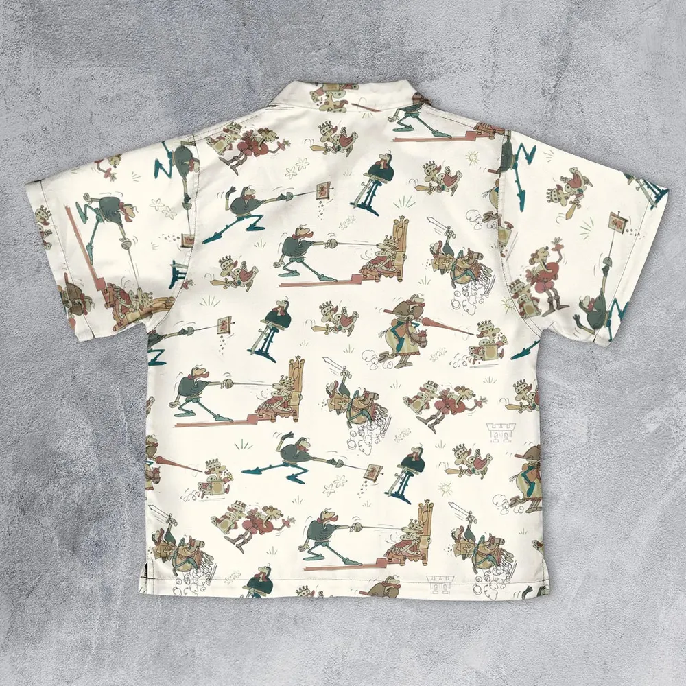 Cap'n Crunch And King Vitaman Character Youth Hawaiian Shirt - 2