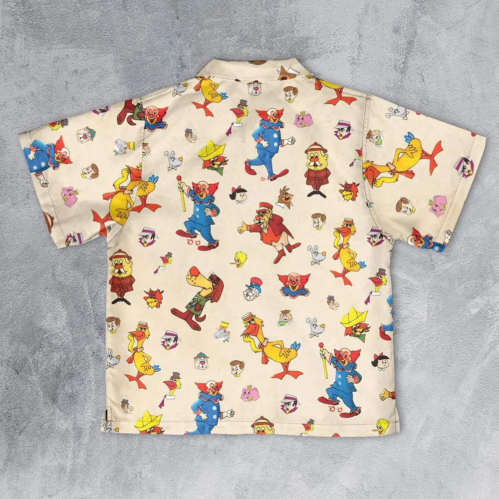 Bozo The Clown And Friends Youth Hawaiian Shirt - 2
