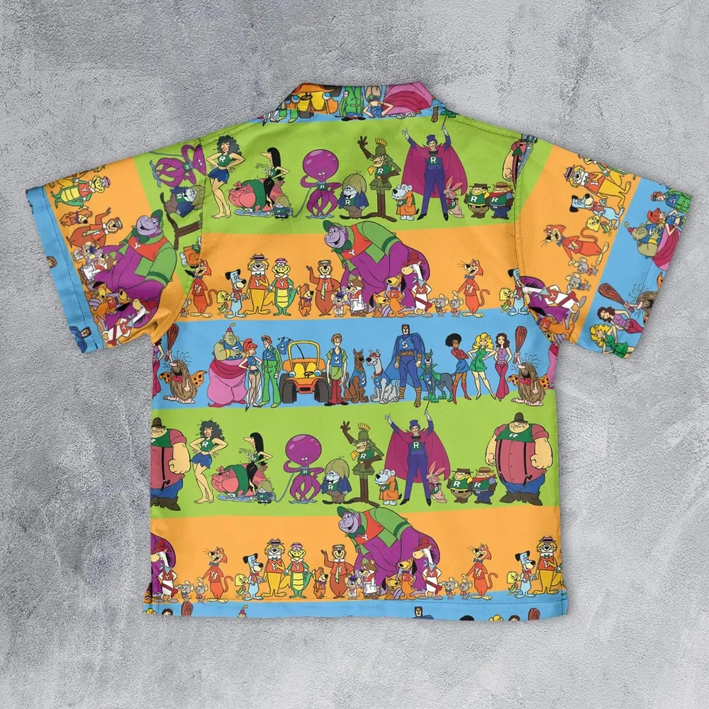 Yogi Yahooeys Scooby Doodies Really Rottens Laffalympics Youth Hawaiian Shirt - 2