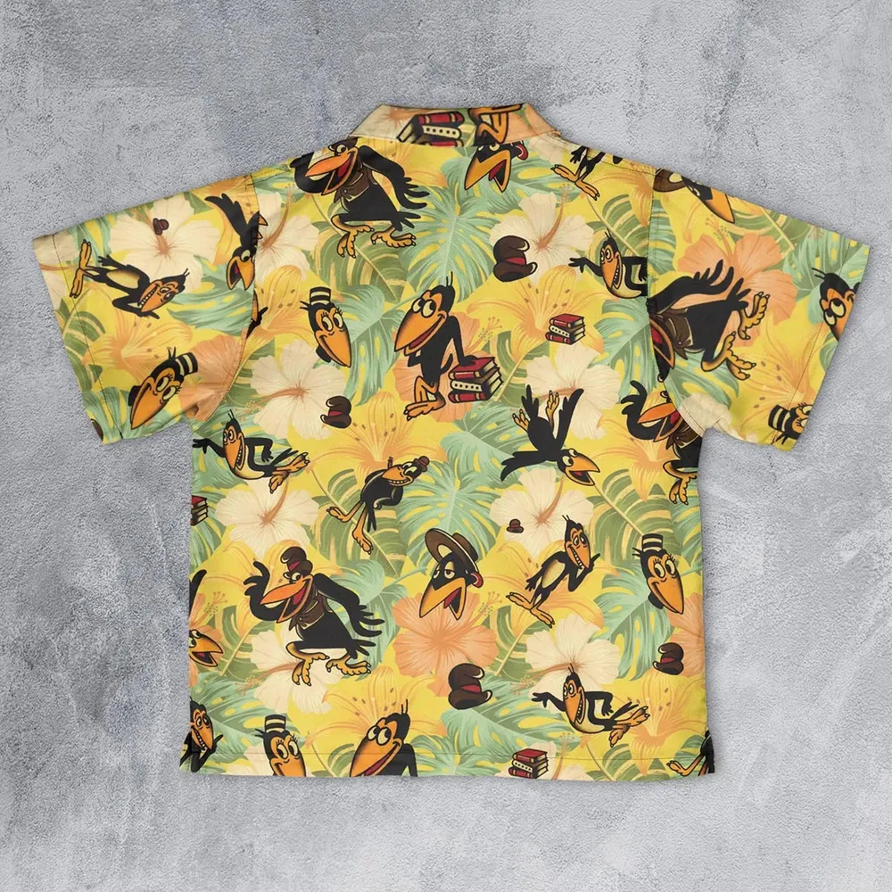Bird Of A Feather Heckle And Jeckle Youth Hawaiian Shirt - 2