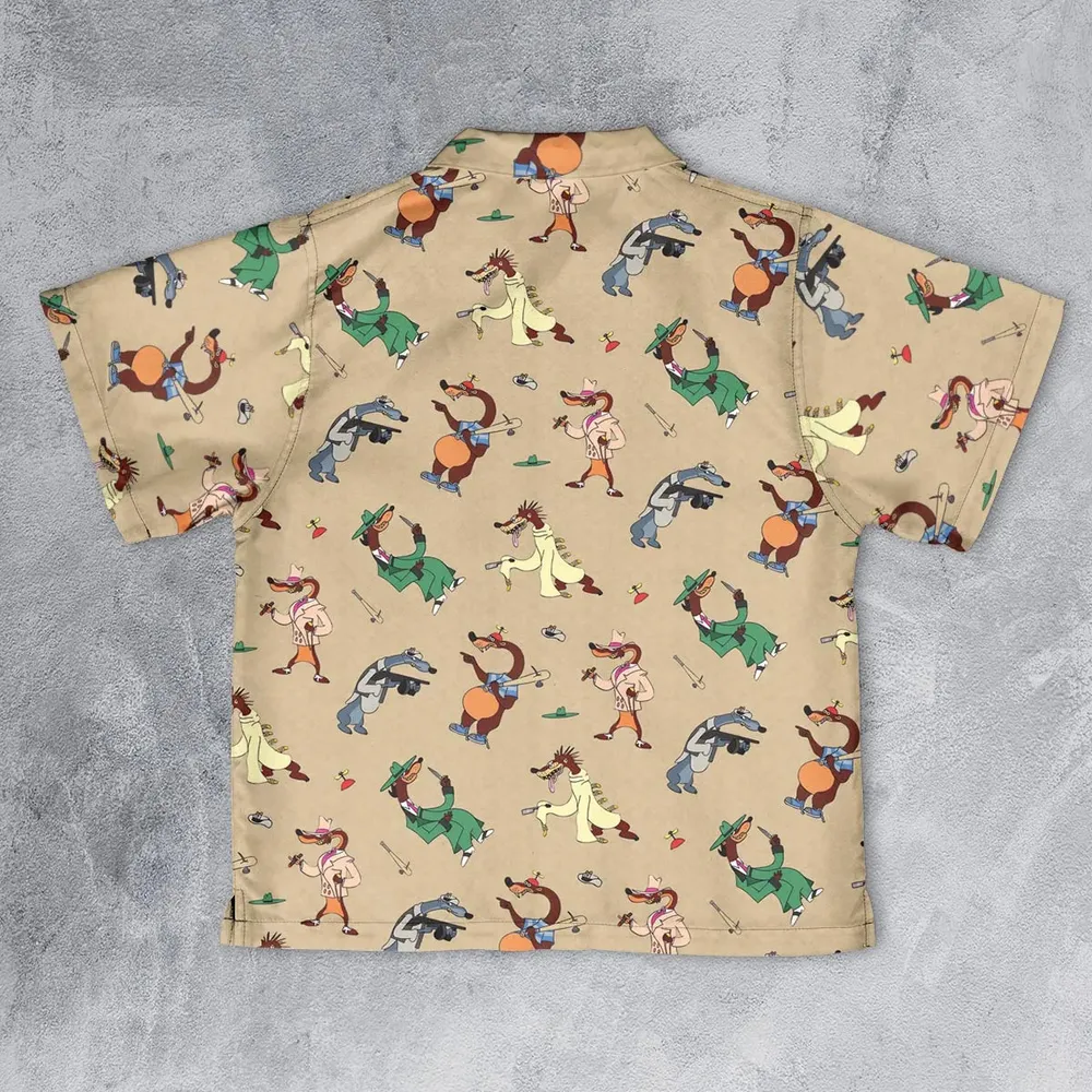 Toon Patrol Who Framed Roger Rabit Youth Hawaiian Shirt - 2