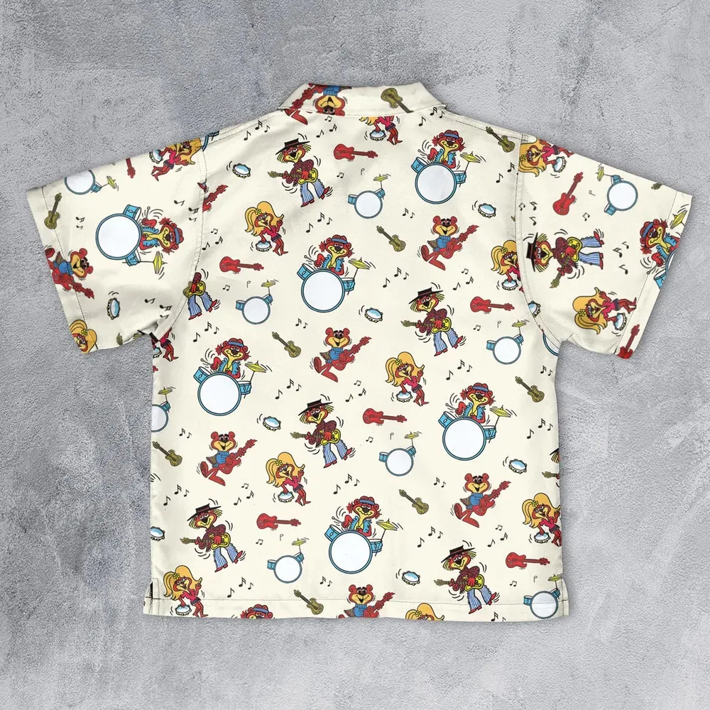 Cartoon band The Sugar Bears Youth Hawaiian Shirt - 2
