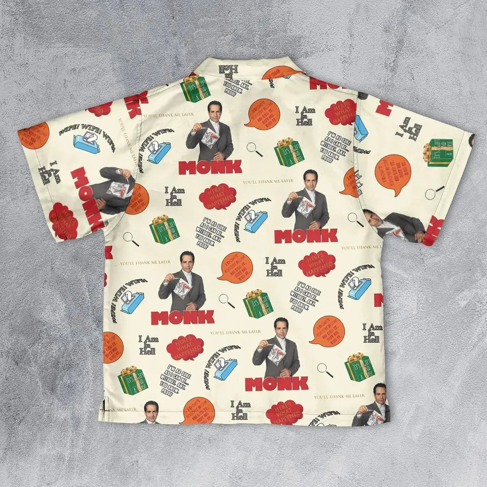 Here’s What Happened Monk Youth Hawaiian Shirt - 2