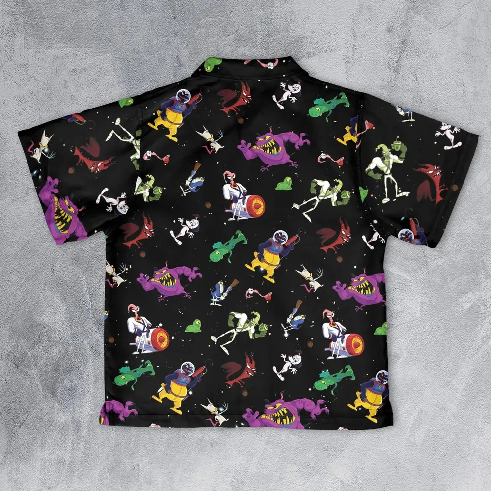 Earthworm Jim And Od Characters Youth Hawaiian Shirt - 2