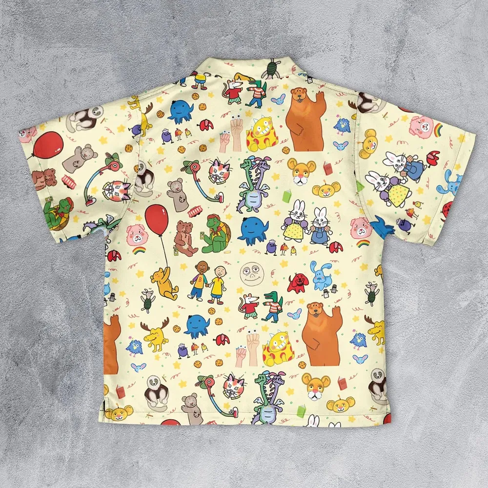 Nostalgia Train Youth Hawaiian Shirt - 2