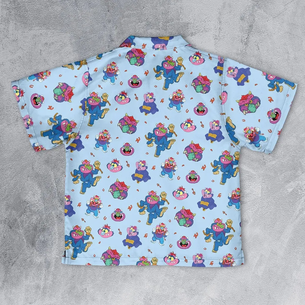 Blue Monster My Pet Monster Youth Hawaiian Shirt - 2
