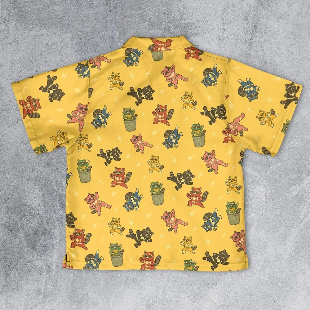 Morphin Time Trash Panda Youth Hawaiian Shirt - 2