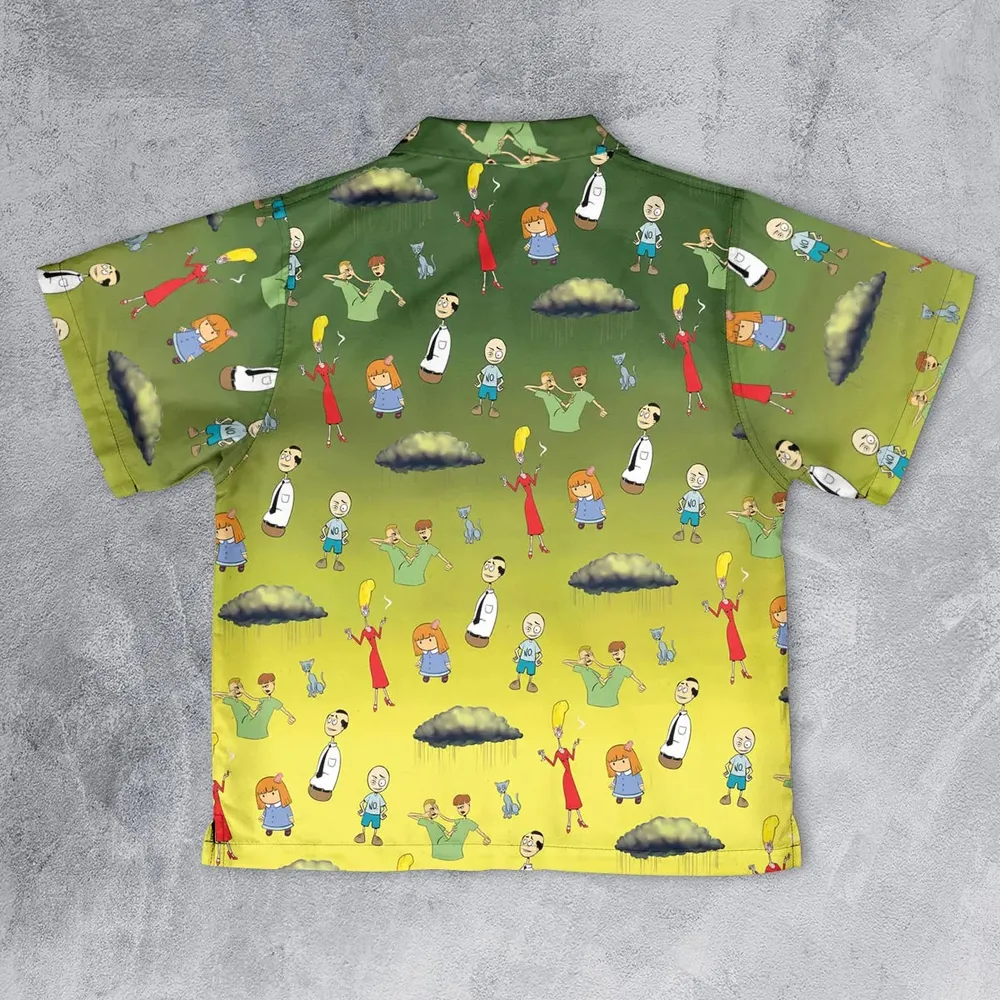 The Oblongs Retro TV Show Youth Hawaiian Shirt - 2
