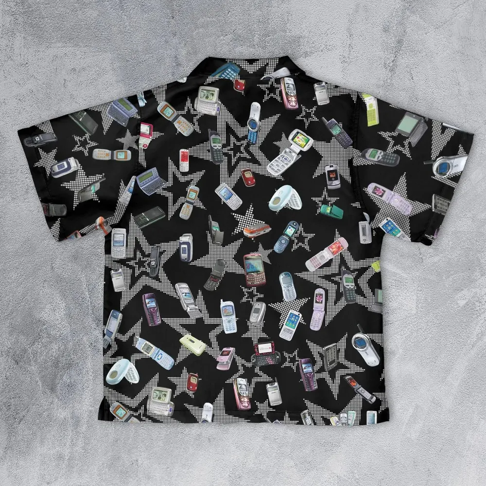 Retro Futurism Youth Hawaiian Shirt - 2