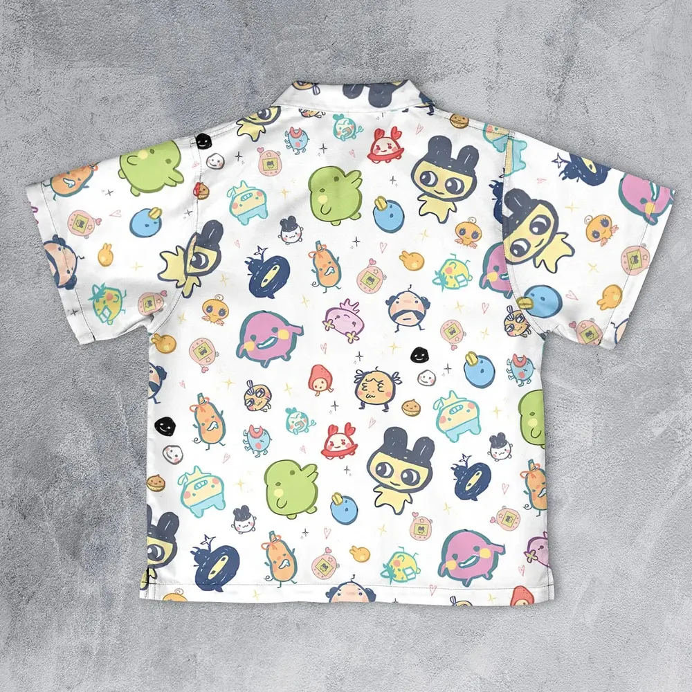 Digital Pets Tamagotchi Youth Hawaiian Shirt - 2