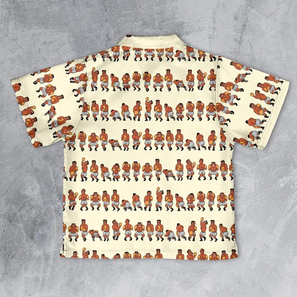 Mike Tyson's Punch-Out!! Youth Hawaiian Shirt - 2