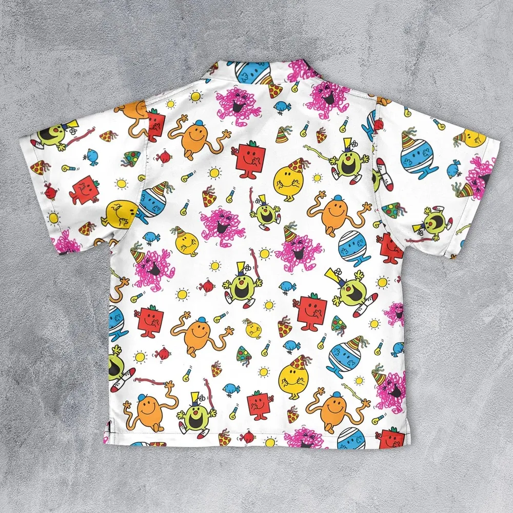 Party Mr. Men Little Miss Youth Hawaiian Shirt - 2