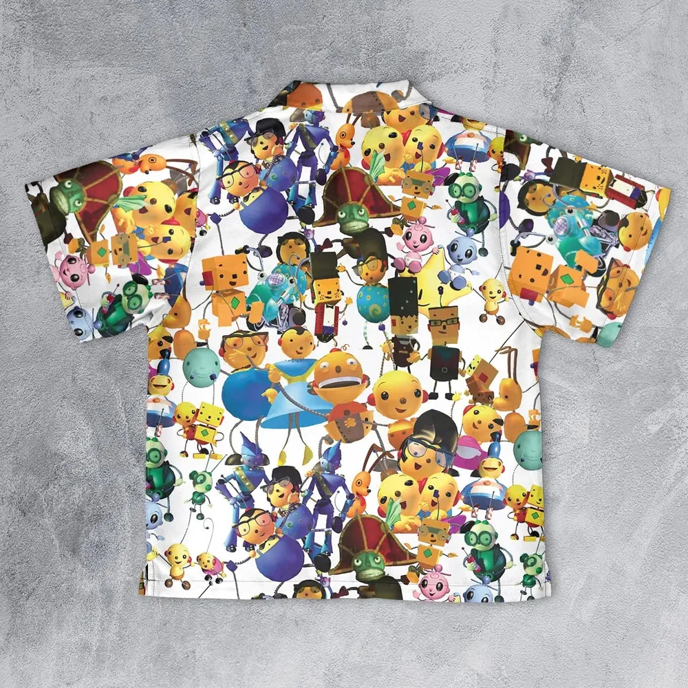 Rolie Polie Olie Seamless Youth Hawaiian Shirt - 2