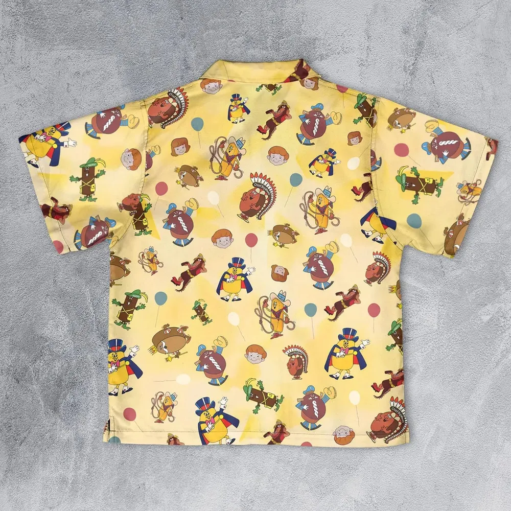 Hostess Gang Mascot Characters Youth Hawaiian Shirt - 2