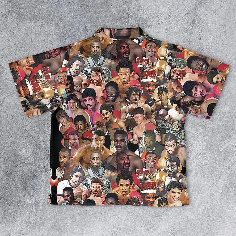 Fight Night Fit Boxing Legends Youth Hawaiian Shirt - 2
