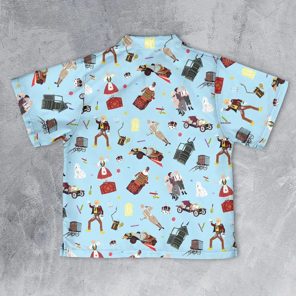 Chitty Chitty Bang Bang Patterns Youth Hawaiian Shirt - 2