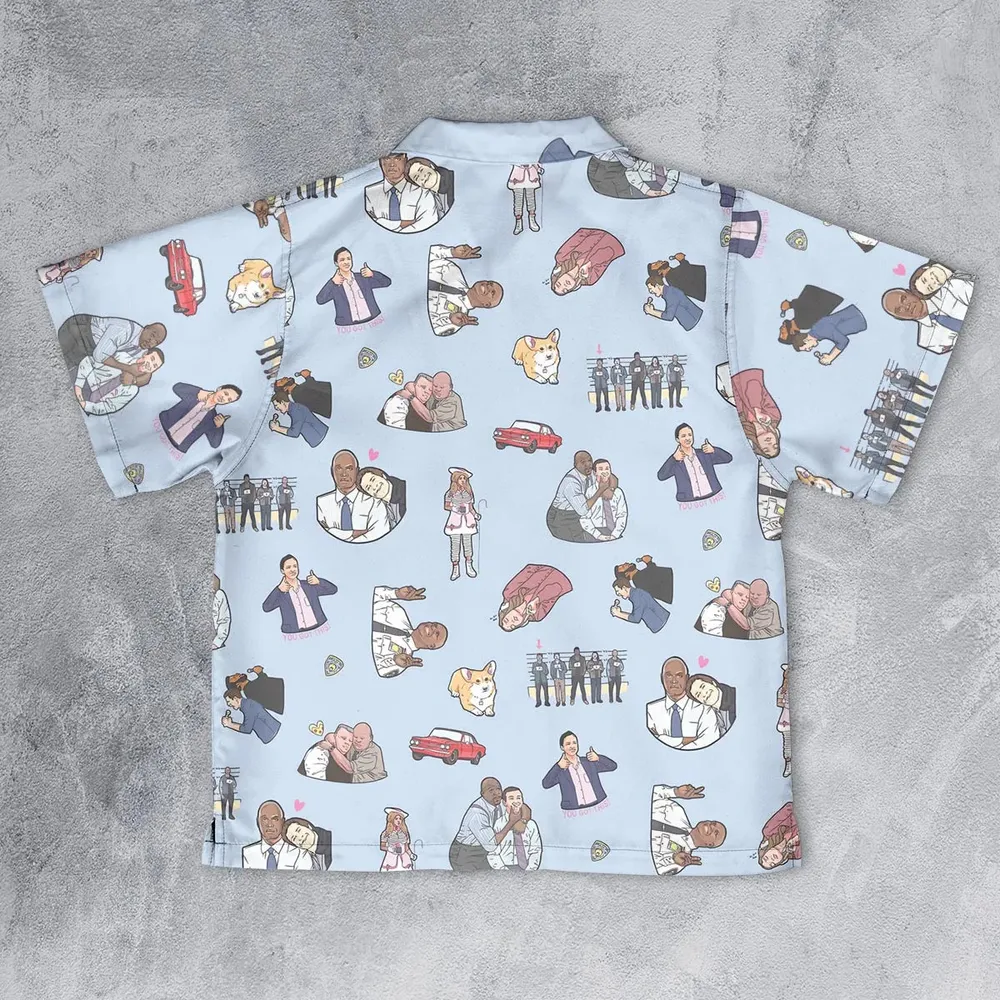 Huge Brooklyn Energy Youth Hawaiian Shirt - 2
