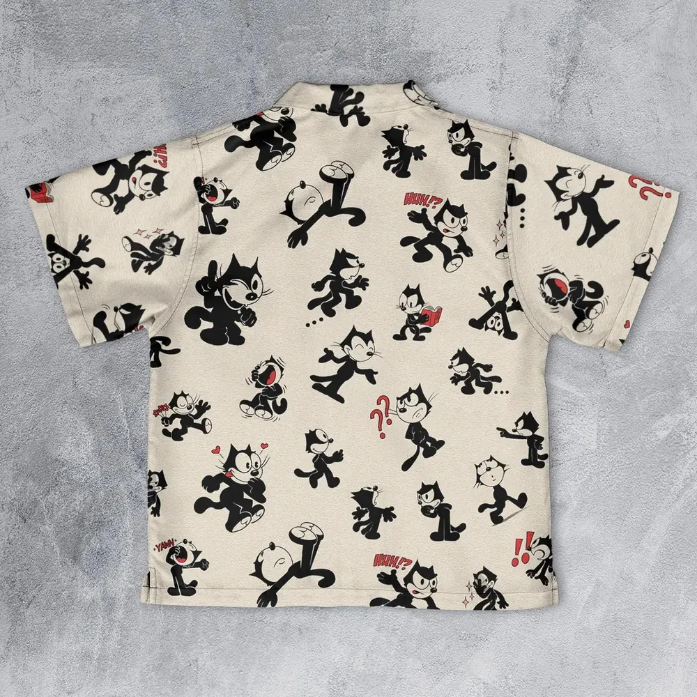 Felix The Cat Youth Hawaiian Shirt - 2