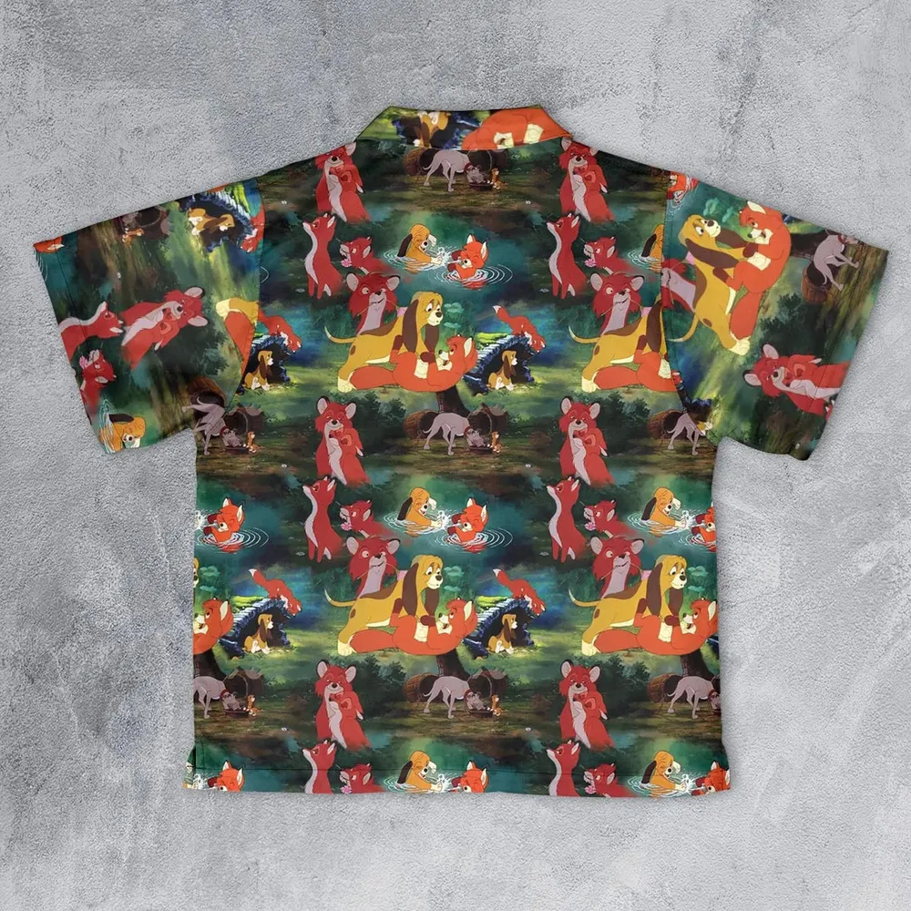 The Fox and the Hound Youth Hawaiian Shirt - 2