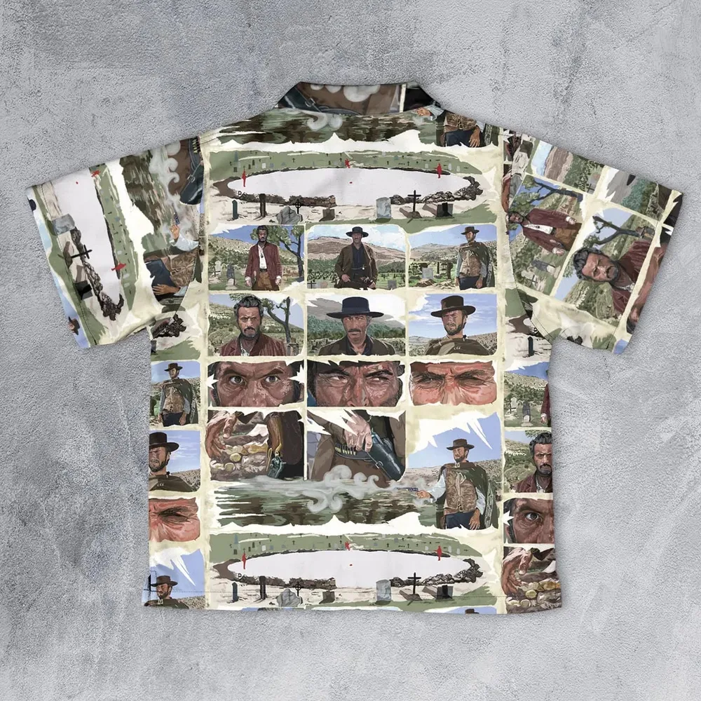 The Man With No Name The Good The Bad and The Ugly Youth Hawaiian Shirt - 2