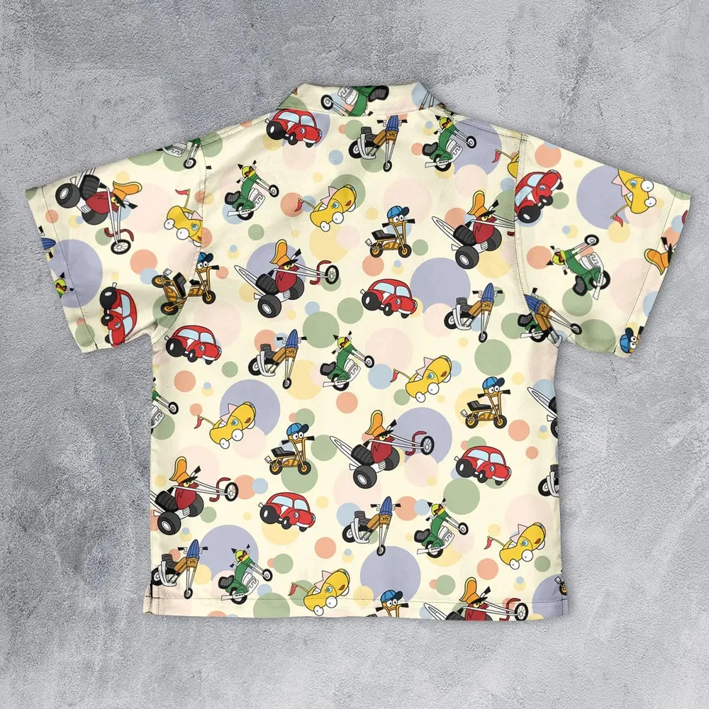 Wheelie and the Chopper Bunch Youth Hawaiian Shirt - 2