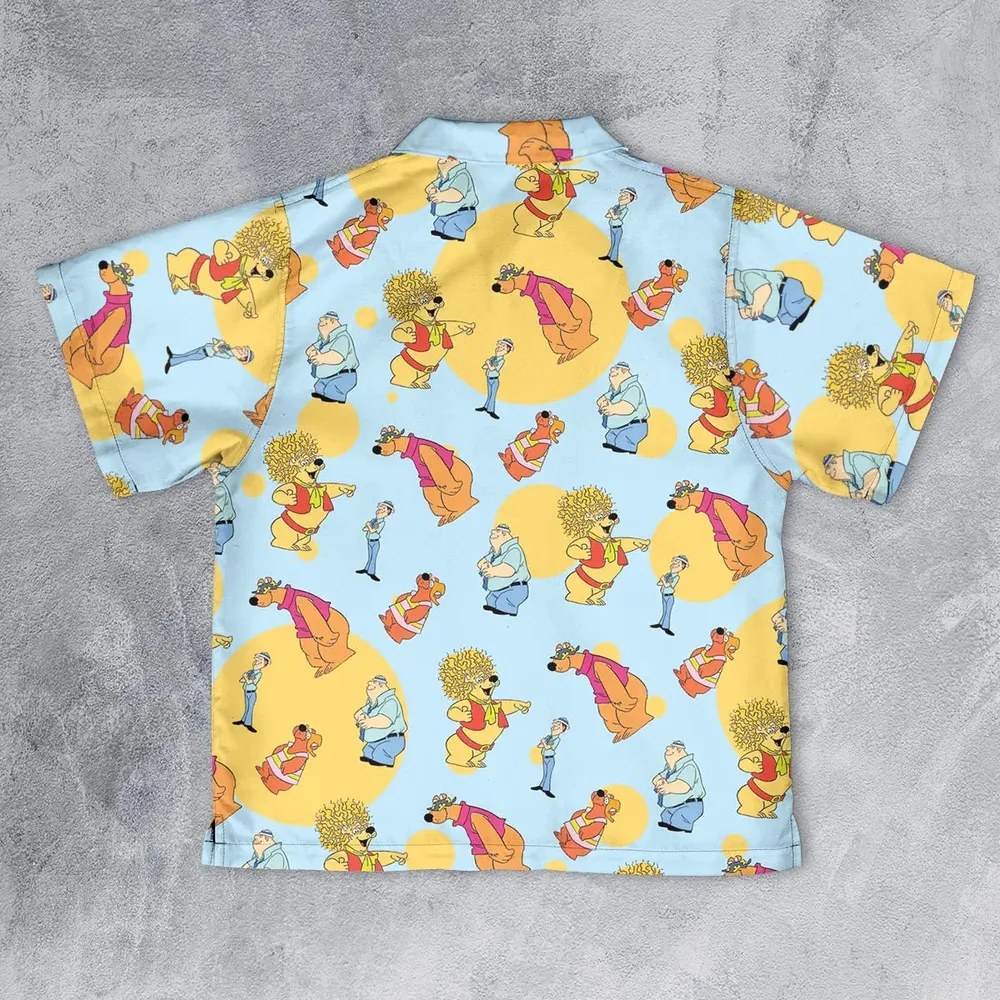 Help!... It's the Hair Bear Bunch! Youth Hawaiian Shirt - 2