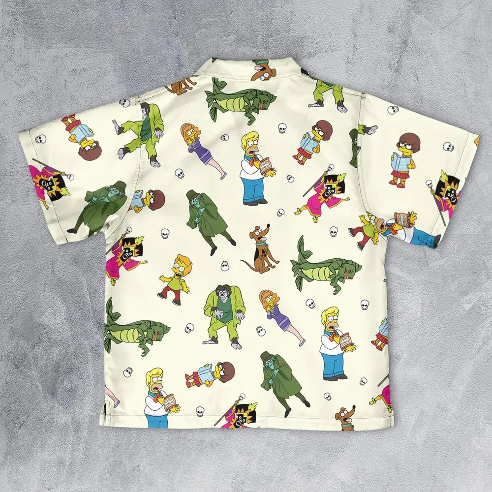 Mystery Simpsons Youth Hawaiian Shirt - 2