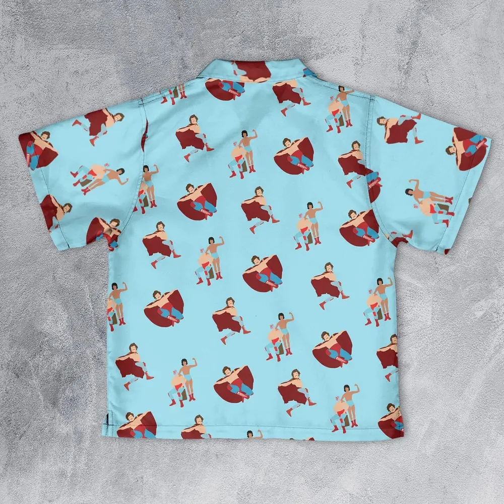 Wrestle Style Nacho Libre Youth Hawaiian Shirt - 2