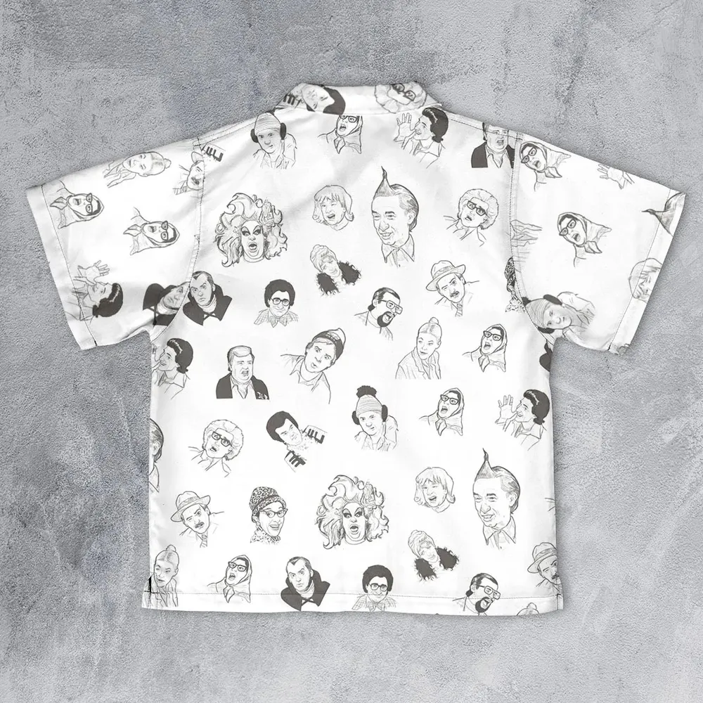 Second City Television Characters Youth Hawaiian Shirt - 2