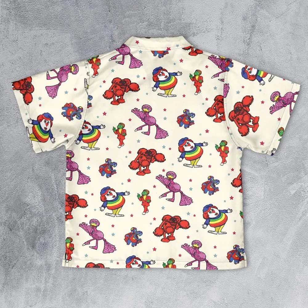 The Great Space Coaster Characters Youth Hawaiian Shirt - 2