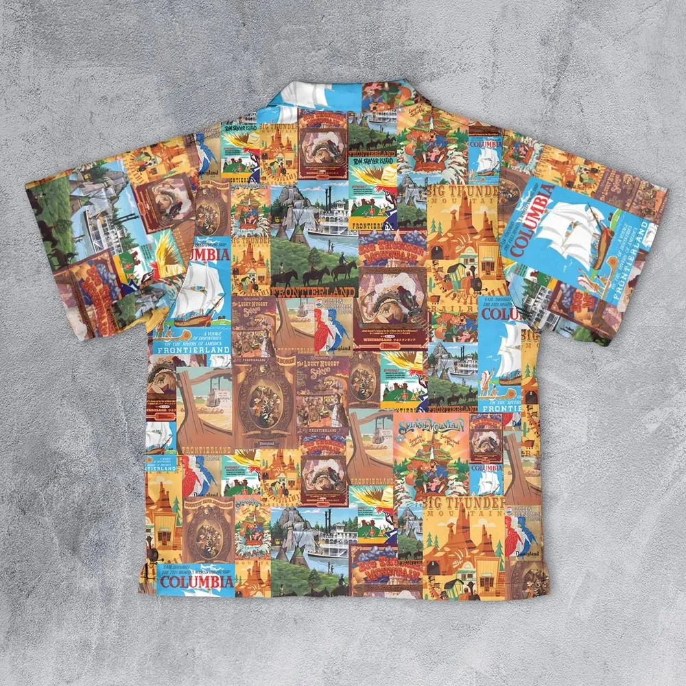 Big Thunder Mountain Frontierland Youth Hawaiian Shirt - 2