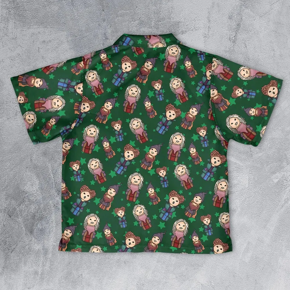Hocus Pocus Little Witches Youth Hawaiian Shirt - 2