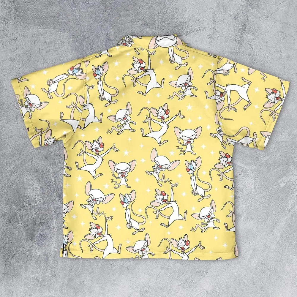 Lab Style Pinky and the Brain Youth Hawaiian Shirt - 2