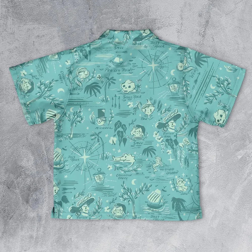 Forever Neverland Peter Pan Youth Hawaiian Shirt - 2