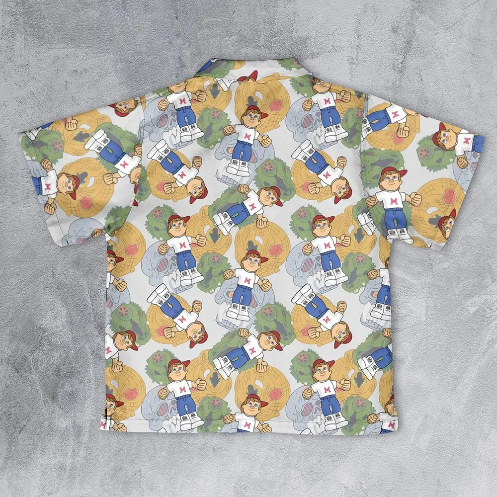Mighty Max Monster Youth Hawaiian Shirt - 2