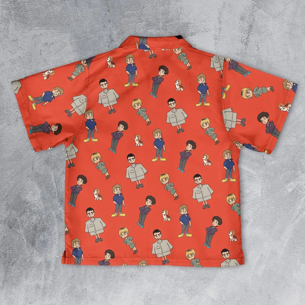 Lil Talking Heads Youth Hawaiian Shirt - 2