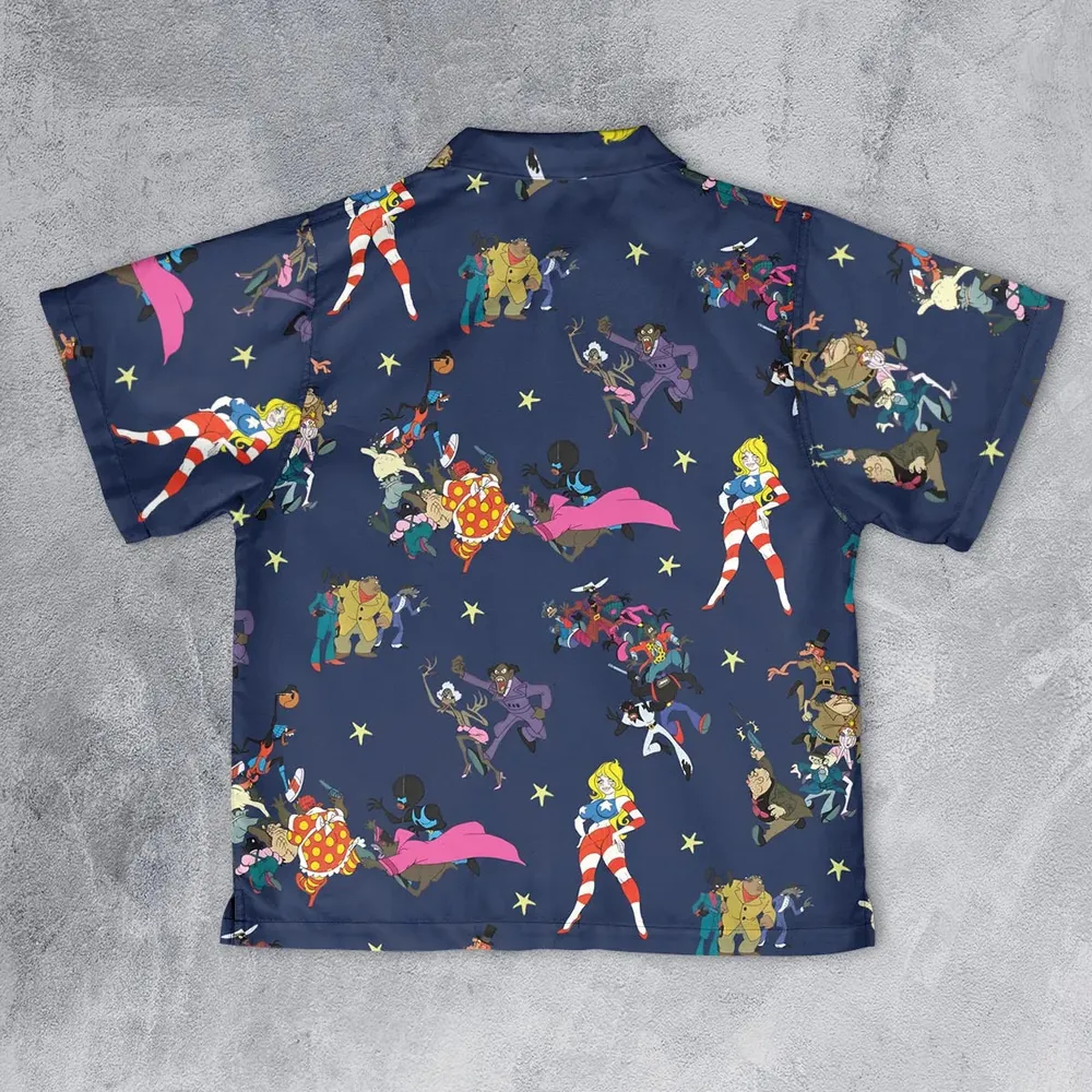 Coonskin Characters Ralph Baskin Youth Hawaiian Shirt - 2