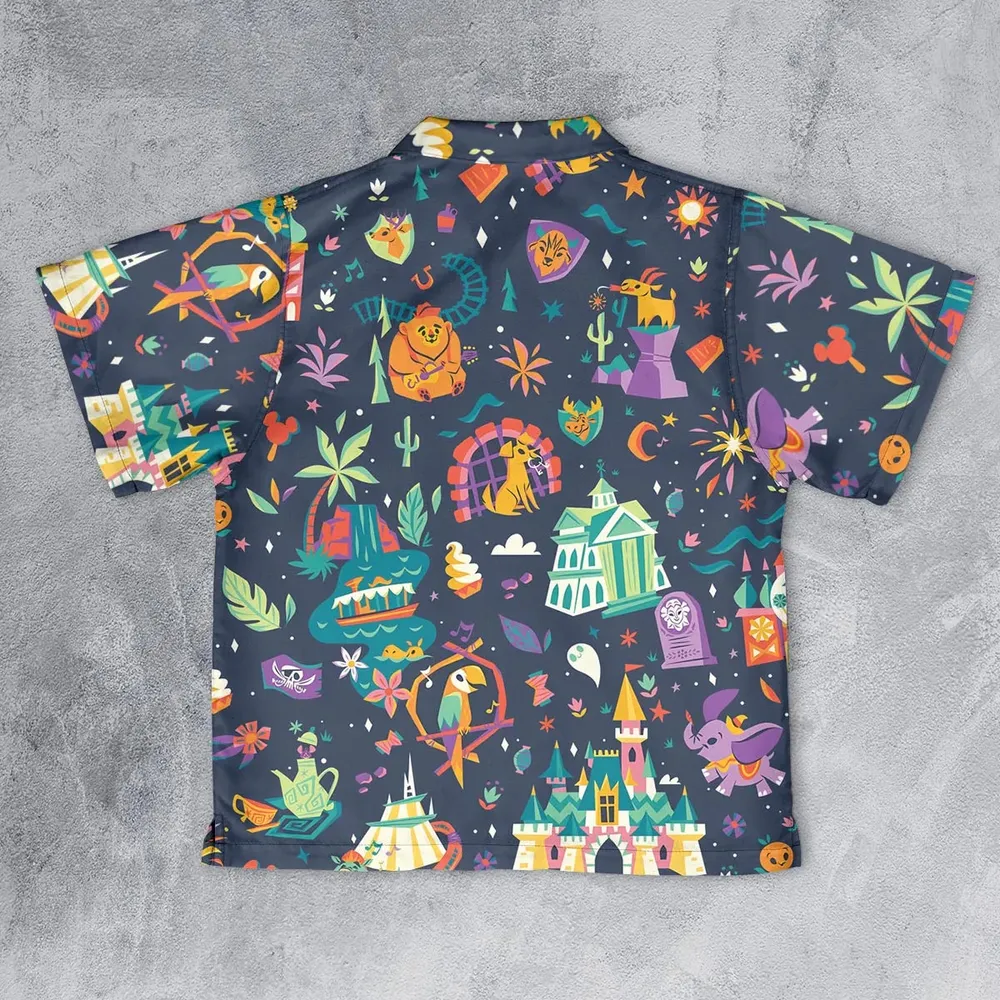 Magic Kingdom Theme Youth Hawaiian Shirt - 2